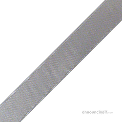 Pre-Cut Silver Ribbons 5/8" x 10"