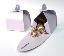 Shimmery Lavender Favor Box Large