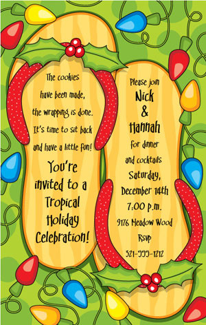 christmas flip flops