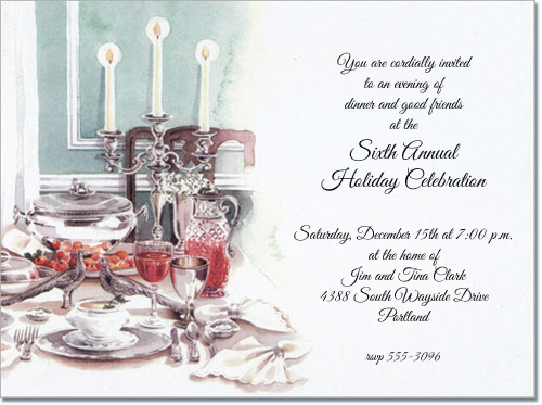 elegant dinner invitations