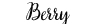 Font Berry