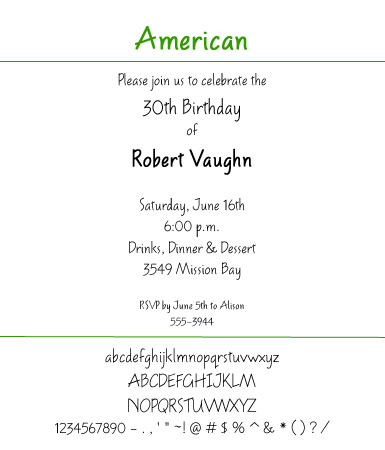 Font American