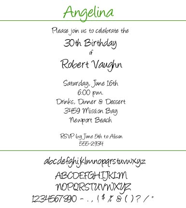 Font Angelina