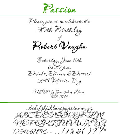 Font Passion