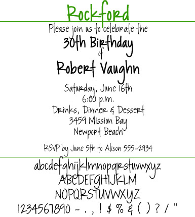 Font Rockford