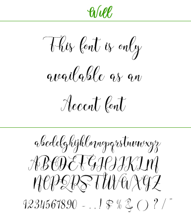 Font Will