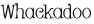 Font Whackadoo