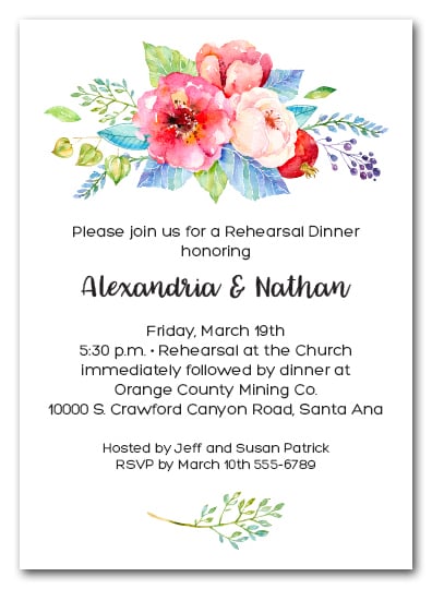 Americana Flowers Rehearsal