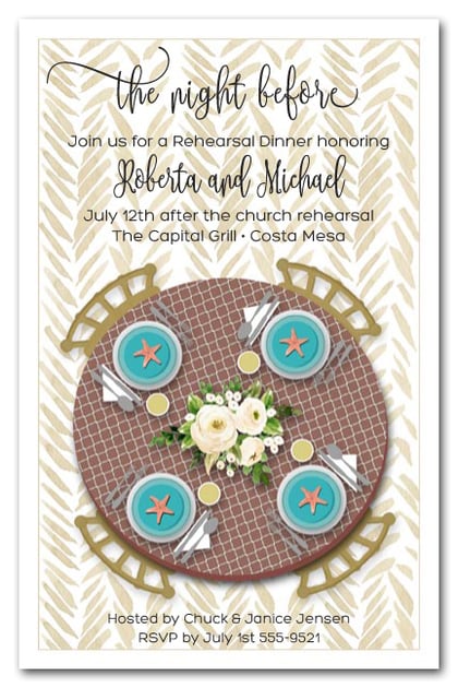 Tiffany Blue & Brown Table