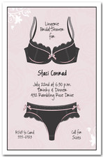 Black & Pink Lace Lingerie Bridal