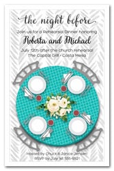 Tiffany Blue Table Party Invitations