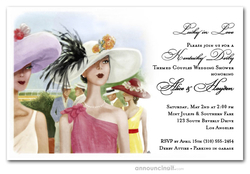 Derby Elegance Bridal Shower Invitations