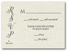 Classic Wedding Quartz RSVP