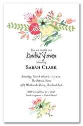 Flower Garden Bridal Shower Invitations