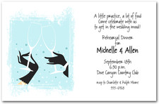 Tiffany Blue Champagne Toast Invitations