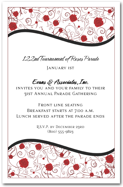 rose briar invitations